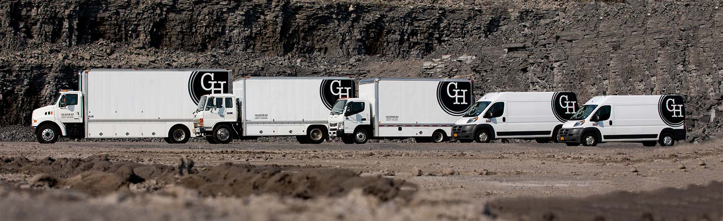 Gearhead Grip Truck Rentals Fleet by the cliffs
